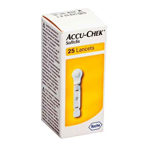 ACCU-CHEK SOFTCLIX LANCETAS C/25