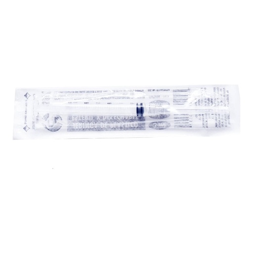 JERINGA DL NEGRA 3ML 22GX32MM C/1