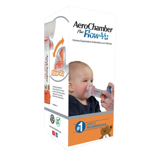 AEROCHAMBER PLUS FLOV VU LACTA