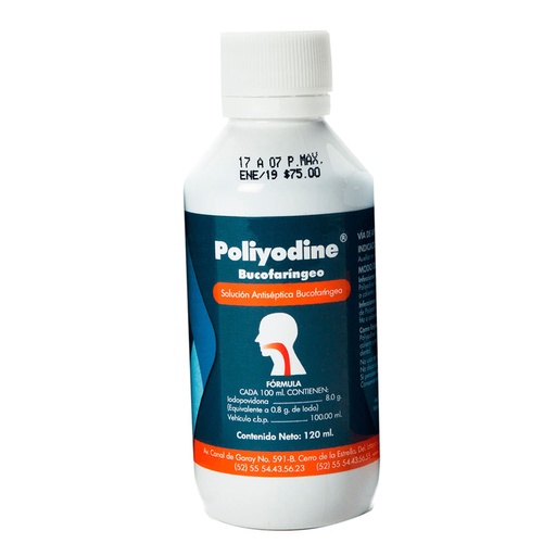 POLIYODINE SOLUCION CURACION 120ML