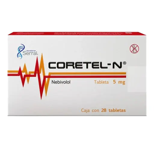 CORETEL-N 5MG TABLETAS C/28 (GI)