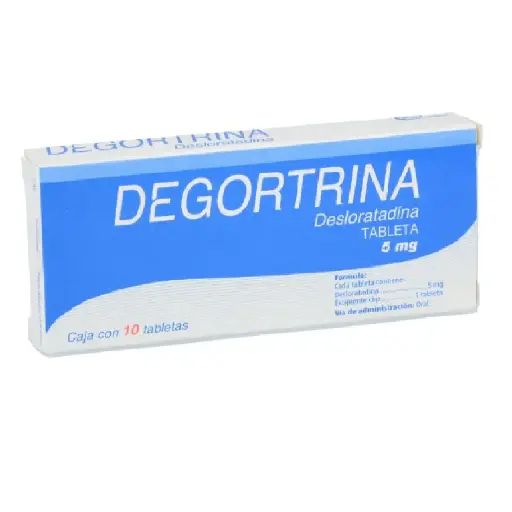 DEGORTRINA 5MG TABLETAS C/10 (GI)