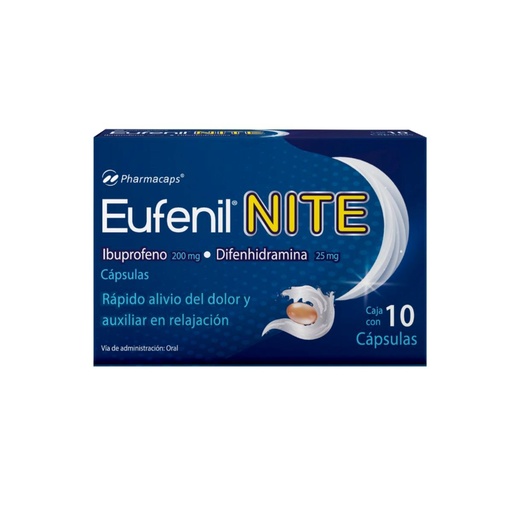 EUFENIL NITE CAPS C/10 (GI)