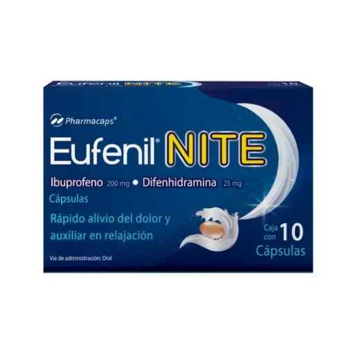 EUFENIL NITE CAPS C/10 (GI)
