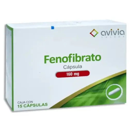 FENOFIBRATO AVIVIA 160MG CAPS C/15 (GI)