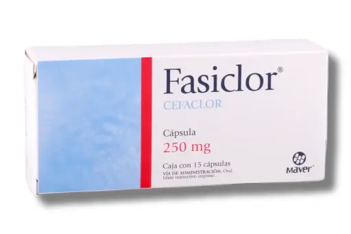 FASICLOR 250MG CAPSULAS C/15 (GI)