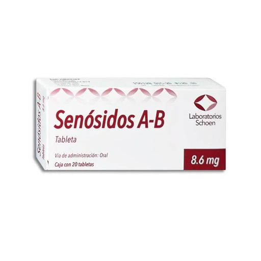 SENOSIDOS A-B SCHOEN 8.6MG TABLETAS C/20 (GI)