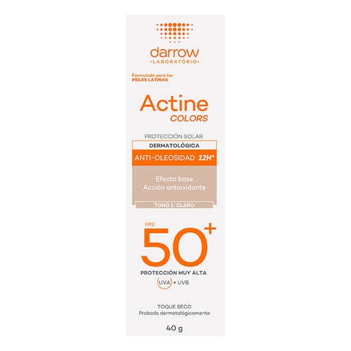 PROTECTOR SOLAR DARROW ACTINE TONO 1 MEDIO 40G *
