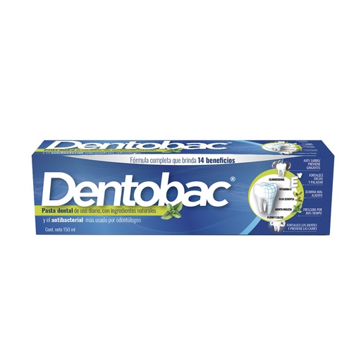 DENTOBAC CREMA DENTAL 150ML