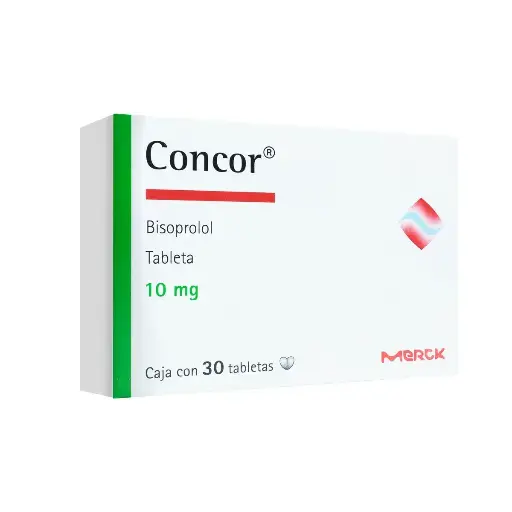 CONCOR 10 MG GRAG C/30