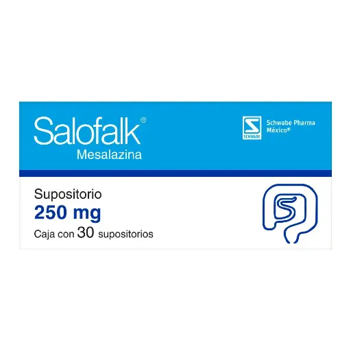 SALOFALK 250MG SUPOSITORIOS C/30