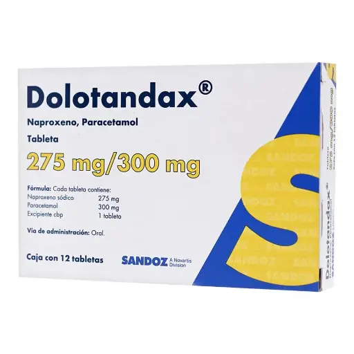 DOLOTANDAX 275/300MG TABLETAS C/12