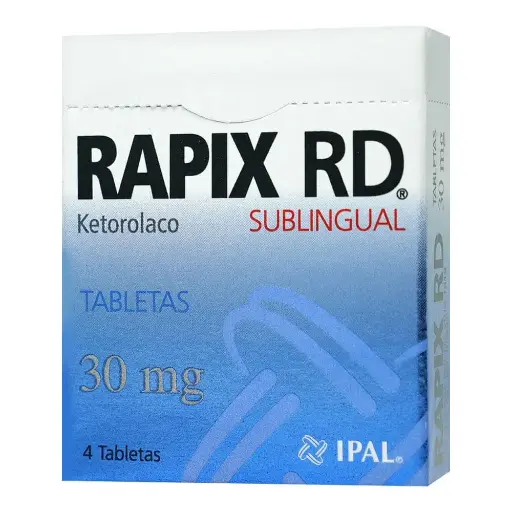 RAPIX RD SUBL 30MG TABLETAS C/4
