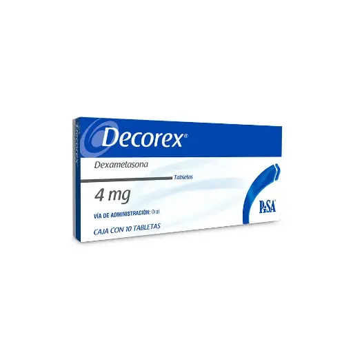 DECOREX 4MG TABLETAS C/10