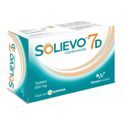 SOLIEVO 7D 500MG TABLETAS C/14