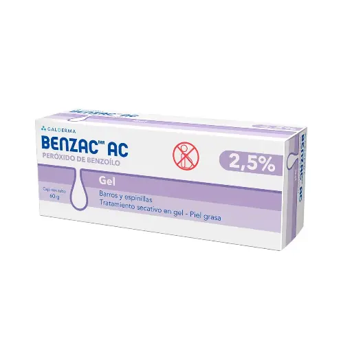 BENZAC-A-C 2.5% GEL 60G
