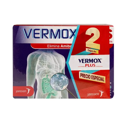 VERMOX-PLUS TABLETAS C/2 2PACK