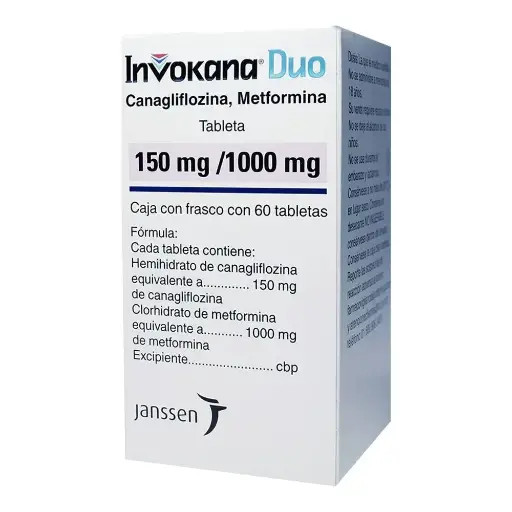 INVOKANA DUO 150/1000MG TABLETAS C/60