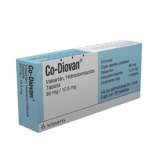 CO-DIOVAN 80/12.5MG TABLETAS C/30