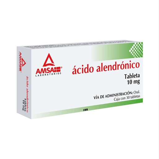 ACIDO ALENDRONICO AMSA 10MG TABLETAS C/30 (GI)