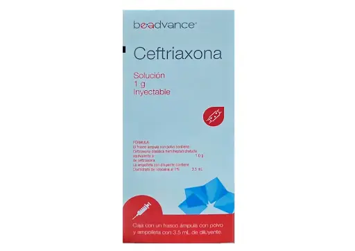 CEFTRIAXONA BEADVANCE IM 1GR INYECTABLE  C/1 (GI)