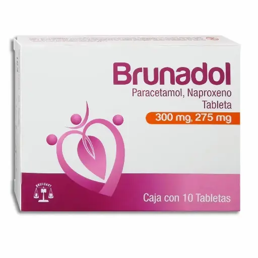 BRUNADOL 300/275MG TABLETAS C/10 (GI)