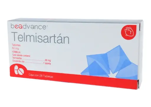 TELMISARTAN BEADVANCE 80MG TABLETAS C/28 (GI)
