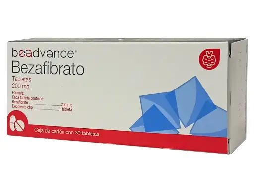 BEZAFIBRATO BEADVANCE 200MG TABLETAS C/30 (GI)