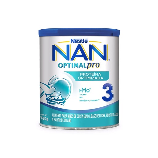 LECHE NAN 3 OPTIMALPRO 760G