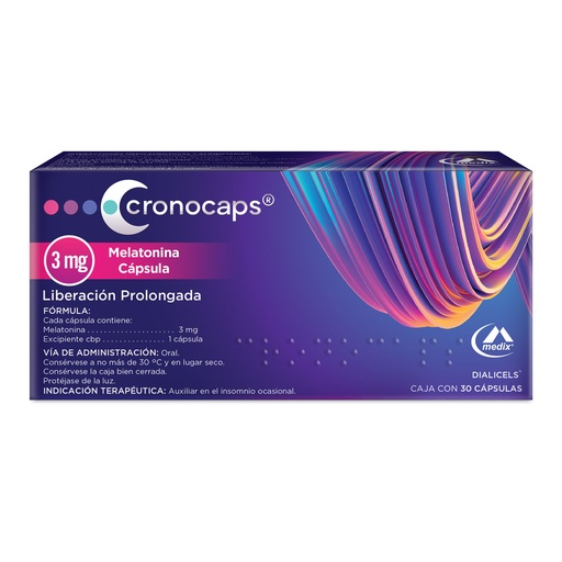 CRONOCAPS 3MG CAPSULAS LP C/30