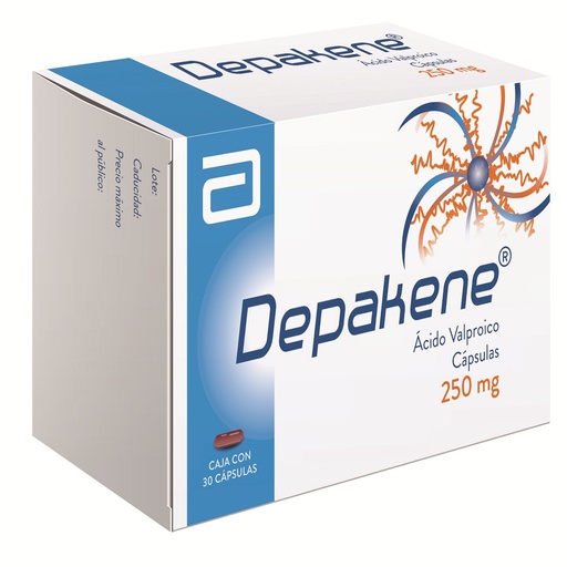 DEPAKENE 250MG CAPSULAS C/30