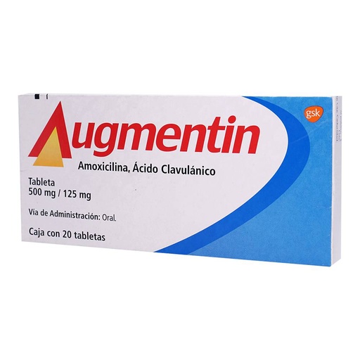 AUGMENTIN 500/125MG TABLETAS C/20