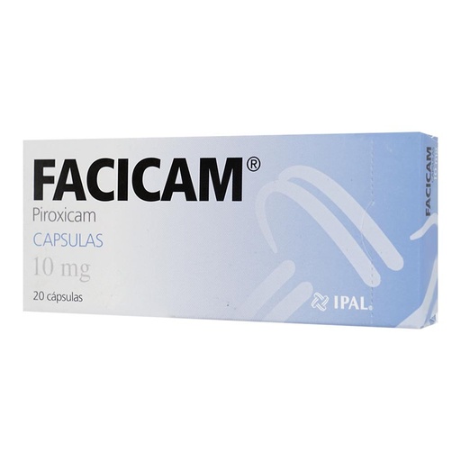 FACICAM 10MG CAPSULAS C/20