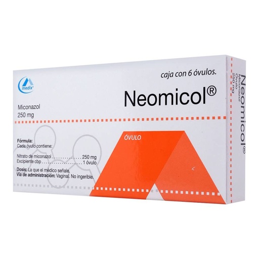 NEOMICOL 250MG OVULOS C/6