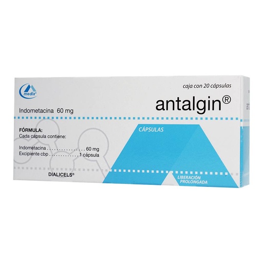 ANTALGIN 60MG CAPSULAS C/20