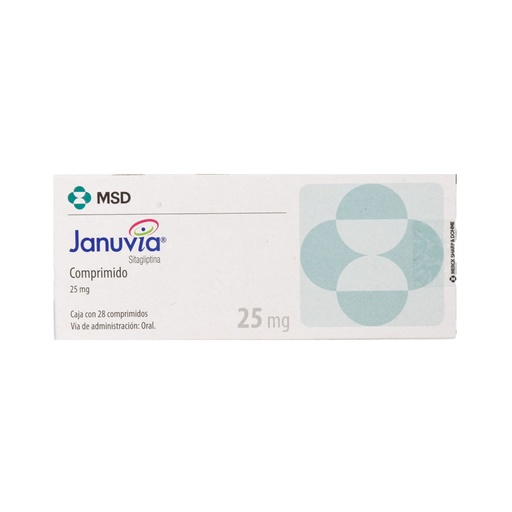 JANUVIA 25MG COMPRIMIDOS C/28