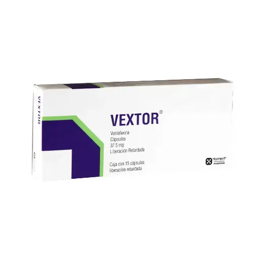 VEXTOR 37.5MG CAPSULAS C/15