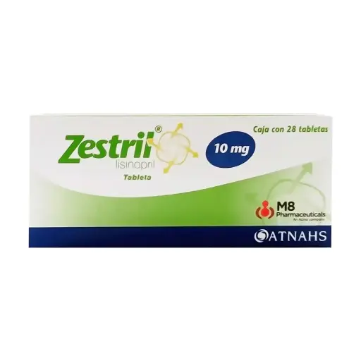 ZESTRIL 10MG TABLETAS C/28