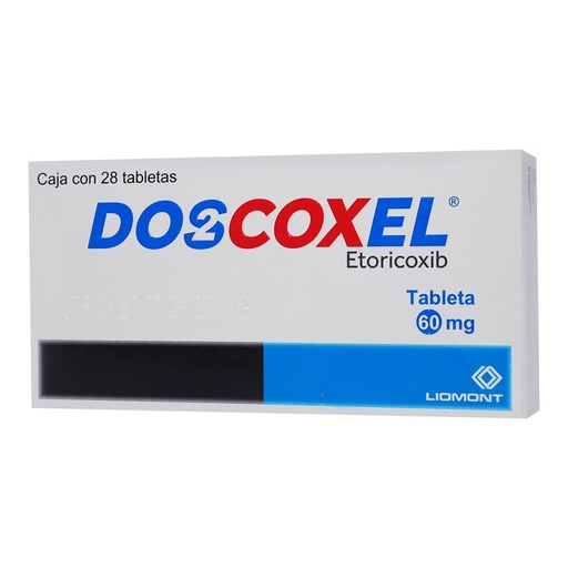 DOSCOXEL 60MG TABLETAS C/28