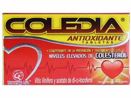 COLEDIA ANTIOXIDANTE TABLETAS C/45