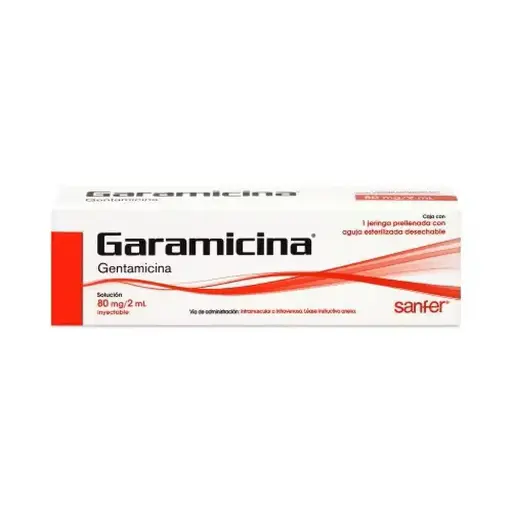 GARAMICINA 80MG/2ML JERINGA PRELLENADA C/1
