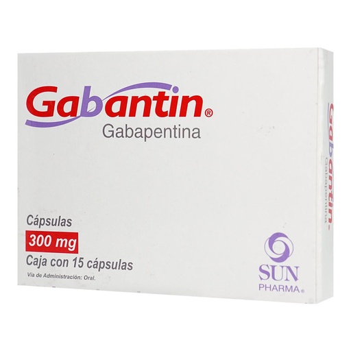 GABANTIN 300MG CAPSULAS C/15