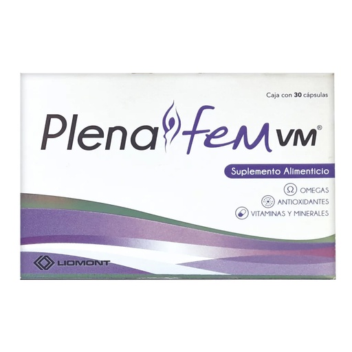 PLENAFEM VM CAPSULAS SUPLEMENTO  ALIMENTICIO C/30