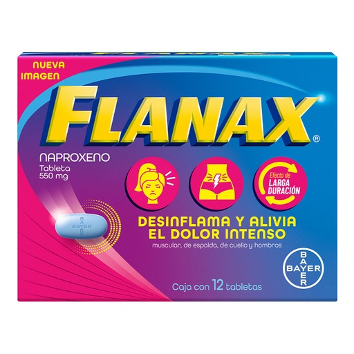 FLANAX FEM 550MG TABLETAS C/12