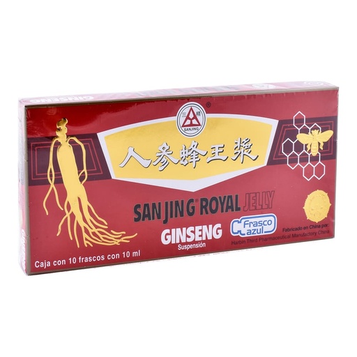 SAN JING ROYAL JELLY (ROJO) FRASCO C/10 (GI)