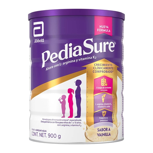 PEDIASURE PLUS POLVO VAINILLA 900G