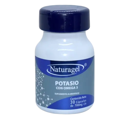 [vitaminas] POTASIO CON OMEGA 3 700 MG CAPSULAS CON 30